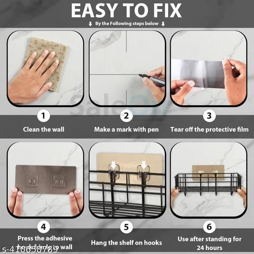 Bathroom Shelves & Racks| Design - 45 Bathroom Rack - Bathroom Shelves - Kitchen Storage ? Multipurpose Rack for Home and Kitchen