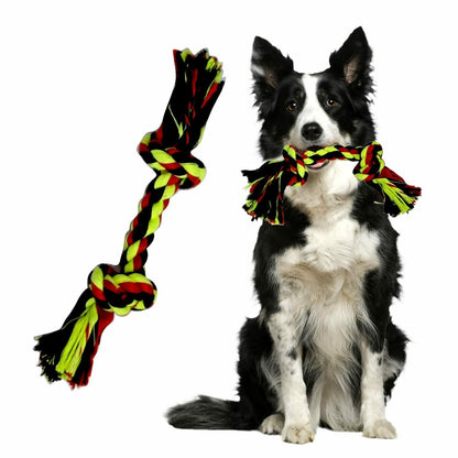 Dog Chew Toy + Toys for Puppies & Small Dogs Toys, Rope Ball Toy Cotton, Rubber Ball, Chew Toy, Rubber Toy, Training Aid For Dog -Pack of 6 (Multicolor)