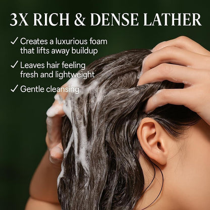 Nature Herbal Seven Green Triangle Shampoo Bar Soap with multyfunction, Oil Control, Dandruff Removal, Smoothening, Platycladus Usman Grass Hair Care 100g (Pack Of 1)