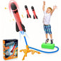 Rocket Launcher Toy for Kids Ages 3-12 – Safe Foam Flying Rocket Outdoor Toy Set